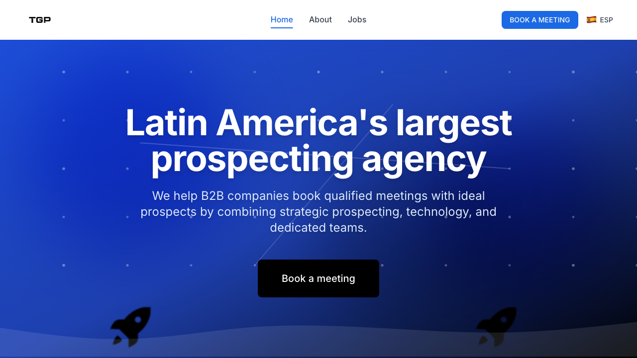 The Growth Pro homepage